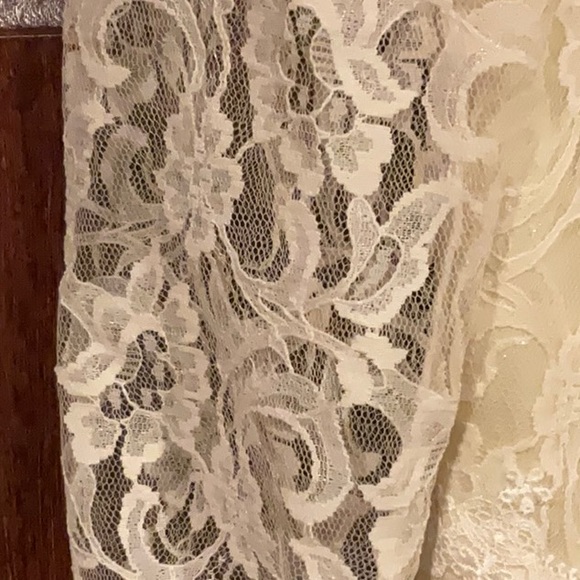 Martin McCrea Ivory fringed wedding dress - Picture 7 of 14